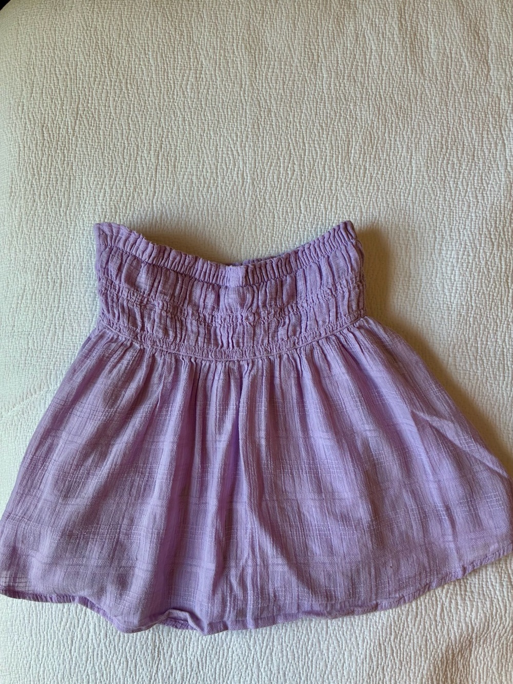 Abercrombie kids Lavender Smocked Waist Skirt